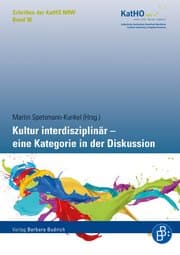 Cover von Kultur interdisziplinär - eine Kategorie in der Diskussion