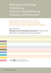 Cover von Bildung für nachhaltige Entwicklung - Impulse zu Digitalisierung, Inklusion und Klimaschutz