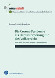 Cover von Die Corona-Pandemie als Herausforderung für das Völkerrecht