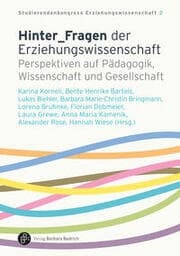 Cover von Hinter_Fragen der Erziehungswissenschaft