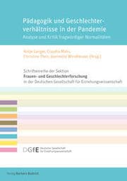Cover von Pädagogik und Geschlechterverhältnisse in der Pandemie