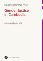 Cover von Gender Justice in Cambodia