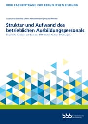 Cover von Struktur und Aufwand des betrieblichen Ausbildungspersonals