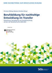 Cover von Berufsbildung für nachhaltige Entwicklung im Transfer