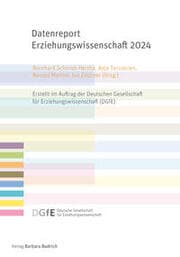 Cover von Datenreport Erziehungswissenschaft 2024