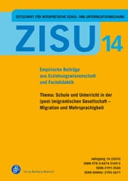 Cover von ZISU 14,2025 - Zeitschrift für interpretative Schul- und Unterrichtsforschung