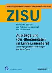 Cover von Ausstiege und (Dis-)Kontinuitäten im Lehrer:innenberuf