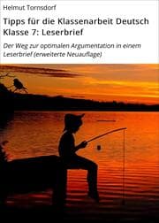 Cover von Tipps für die Klassenarbeit Deutsch Klasse 7: Leserbrief