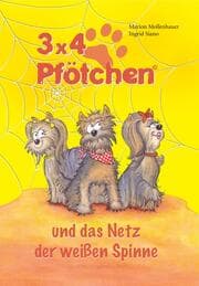 Cover von 3x4 Pfötchen und das Netz der weißen Spinne