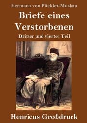 Cover von Briefe eines Verstorbenen (Großdruck)