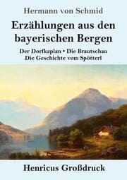 Cover von Erzählungen aus den bayerischen Bergen (Großdruck)