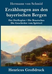 Cover von Erzählungen aus den bayerischen Bergen (Großdruck)