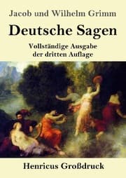 Cover von Deutsche Sagen (Großdruck)