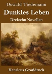 Cover von Dunkles Leben (Großdruck)