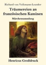 Cover von Träumereien an französischen Kaminen (Großdruck)