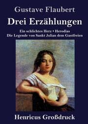Cover von Drei Erzählungen (Großdruck)
