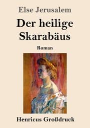 Cover von Der heilige Skarabäus (Großdruck)