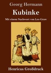Cover von Kubinke (Großdruck)