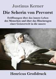 Cover von Die Seherin von Prevorst (Großdruck)