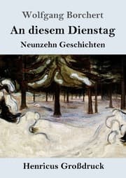 Cover von An diesem Dienstag (Großdruck)