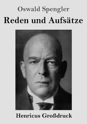 Cover von Reden und Aufsätze (Großdruck)