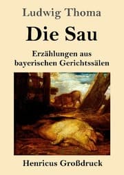 Cover von Die Sau (Großdruck)