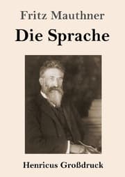 Cover von Die Sprache (Großdruck)
