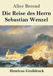 Cover von Die Reise des Herrn Sebastian Wenzel (Großdruck)