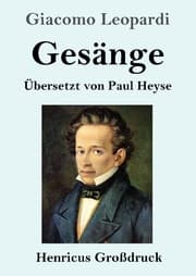Cover von Gesänge (Großdruck)