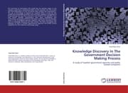 Cover von Knowledge Discovery In The Government Decision Making Process