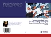 Cover von Comparison of ABC and Existing Costing Techniques