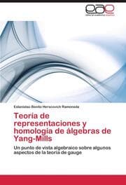 Cover von Teoría de representaciones y homología de álgebras de Yang-Mills
