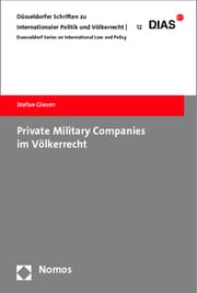 Cover von Private Military Companies im Völkerrecht