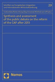 Cover von Synthesis and assessment of the public debate on the reform of the CAP after 2013