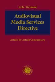 Cover von Audiovisual Media Services Directive
