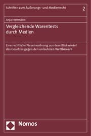 Cover von Vergleichende Warentests durch Medien