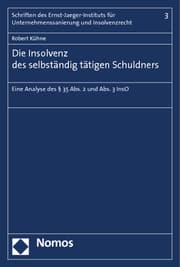 Cover von Die Insolvenz des selbständig tätigen Schuldners