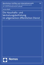 Cover von Die Haushalts- und Vertretungsbefristung im allgemeinen öffentlichen Dienst
