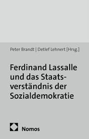 Cover von Ferdinand Lassalle und das Staatsverständnis der Sozialdemokratie