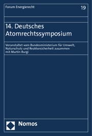 Cover von 14.Deutsches Atomrechtssymposium