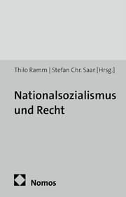 Cover von Nationalsozialismus und Recht