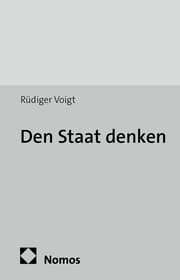 Cover von Den Staat denken