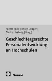 Cover von Geschlechtergerechte Personalentwicklung an Hochschulen