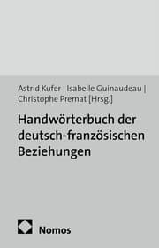 Cover von Handwörterbuch der deutsch-französischen Beziehungen