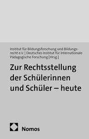Cover von Zur Rechtsstellung der Schülerinnen und Schüler - heute