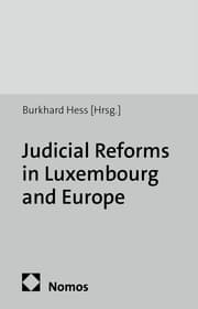 Cover von Judicial Reforms in Luxembourg and Europe