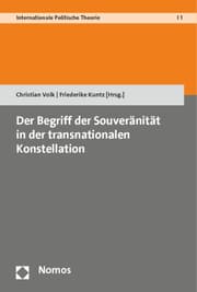 Cover von Der Begriff der Souveränität in der transnationalen Konstellation