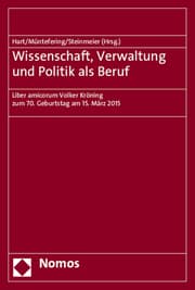 Cover von Wissenschaft, Verwaltung und Politik als Beruf