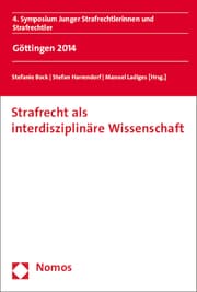 Cover von Strafrecht als interdisziplinäre Wissenschaft