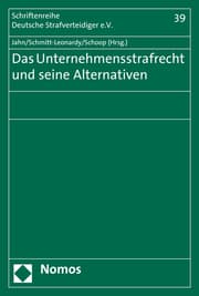 Cover von Das Unternehmensstrafrecht und seine Alternativen